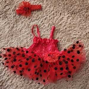Ladybug Red Tutu Costume for Kids